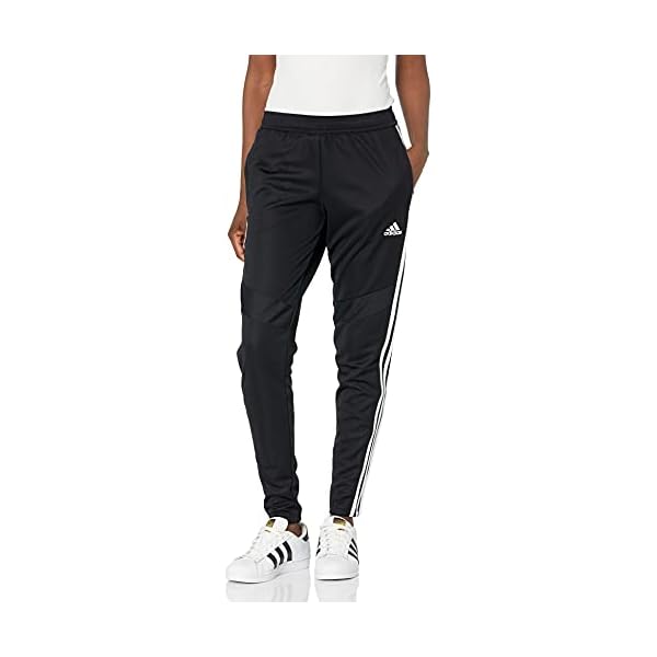 adidas-Womens-Tiro-19-Pants adidas Women’s Soccer Tiro 19 Training Pant, Black/White, Medium