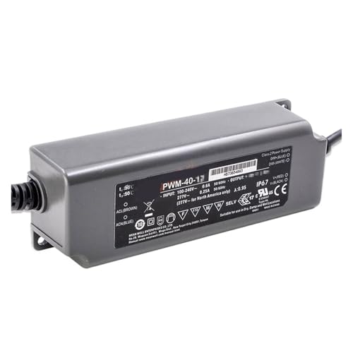 Alimentation étanche IP67 40 W à modulation PWM pour une gradation LED parfaite sans scintillement