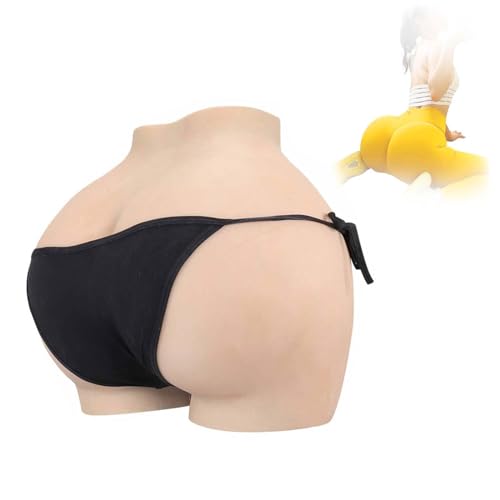 Adima Culotte en Silicone Drag Big Ass Body Renforcé Homme - Femme Cacher Les Boxers Gaff,Wheat Colored,Upgrade