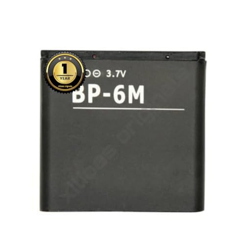 Image of BP-6M Battery for Nokia 6233 6280 6288 9300 N73 N93 3250 9300 9300i (1100mAh) Battery with 1 Year Warranty** (C214)