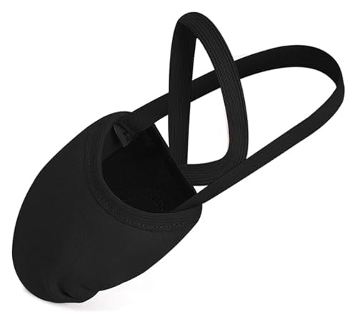 ZUGLQYSX Medias Puntas Zapatillas de Gimnasia artística, Zapatillas euritmia, rítmica Cuero Media Punta(38)