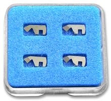 Juego de cuchillas de repuesto, HSS, 4PC, pelacables coaxiales, Qty.4 | MS-0519S