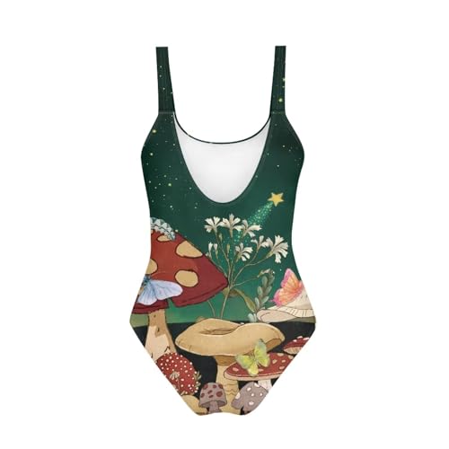 Image of YEXIATODO Kids One Piece Swimsuit for Teen Girls Womens Bathing Suit High Waist Bikini Set Girls Swimsuit for 7-18 Years Old
