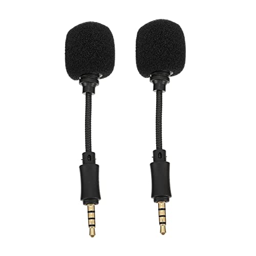 CATIEBYE 2 Stück Mikrofon für Laptop und Handy