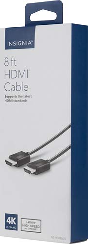 INSIGNIA8' 4K Ultra HD HDMI Cable - Black