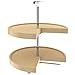 Rev-A-Shelf Almond 24 Polymer Pie-Cut Lazy Susans 2-Shelf