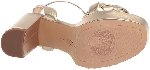 Vince Camuto Women's Mirinda Woven Platform Sandal Wedge, Egyptian Gold, 6.5 | Image 3