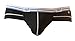 Meykiss Mens Ice Silk Breathable Triangle Underpants Brief Panties US M Black