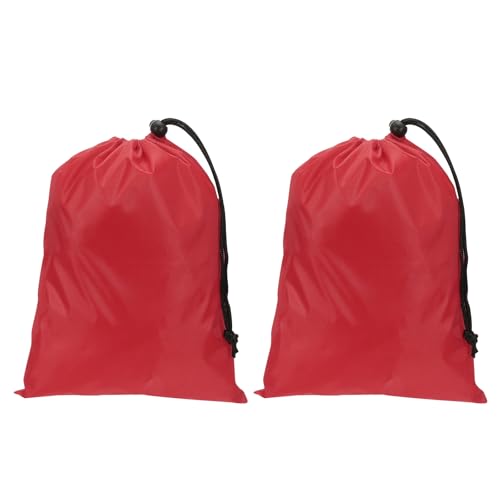 PATIKIL Sac À Linge En Polyester, 2 Pièces 40 x 30 cm Sac De Voyage Résistant Avec Cordon De Serrage Pour Rangement De Vêtements Sales Pour Voyage Camping Dortoir...