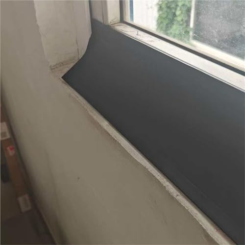 Evita filtraciones de agua en casa con esta barra deflectoras de lluvia para ventanas de 90 mm 2