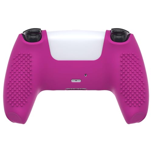 eXtremeRate PlayVital Capa de silicone para ps5 controlador Protector Capa ergonômica com 6 tampas J