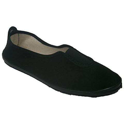 Zapatilla clásica de Gimnasia Irabia Negro Cover
