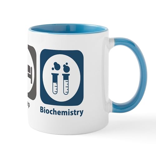 Taza de cerámica 11 oz con diseño biología miniatura 1