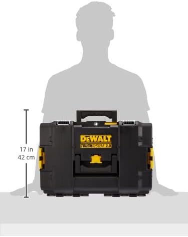 Miniatura 3 de DEWALT Tough System 2.0 Caja de Herramientas Pequeña, Estuche de Almacenamiento Apilable