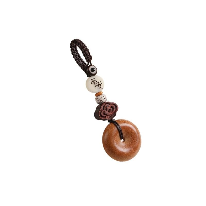 Amazon.com: ZCSO Keychain Clip Peach Wood Peace Buckle Keychain