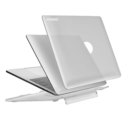 ZIBUYU® Laptop Cover for MacBook Air 13.6 inch with Foldable Kickstand Hard Shell Case for Apple New Mac Book M4 A3240 M3 A3113 M2 A2681 2025 2024...