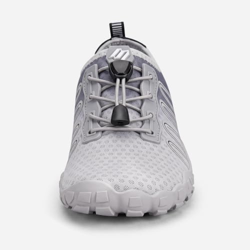 Image of Hike Barefoot Water Shoes for Women Men Footwear, Quick Dry Wide Toe Box Pro Beach Swim Athletic Sports Shoes, Non-Slip Lightweight Aqua Shoe for Pool Hiking Walking Kayaking Diving Surfing