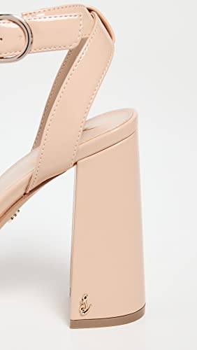 Image of Sam Edelman Haydee Fashion Slip On Open Toe Heeled Slides Sandals