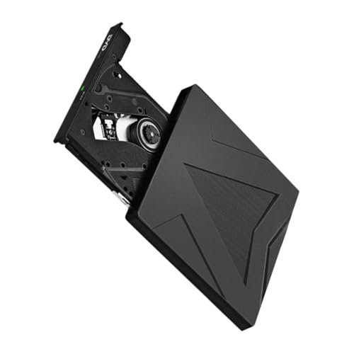 Angoily External Drive External Hard Drive Portable Discs External Floppy Disk Drive Drive Player Portable Drives Flash Drive External Drive for Laptop Reader Black