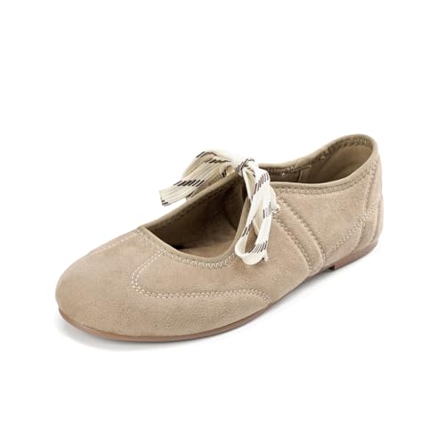 Women'sBallerina Shoes Ballet Flats with Bow, Slip On Comfortable...