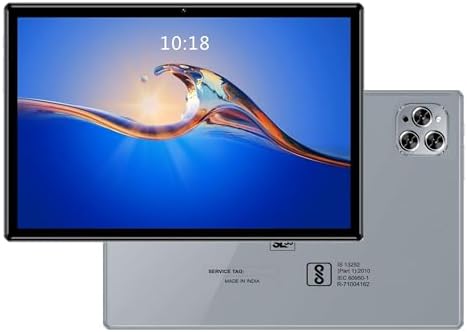 DOMO Slate SL39 4G Tablet 10.1 inch Tab, 4G Connectivity, 4GB RAM + 32GB ROM, inbuilt Storage, Bluetooth 1TB Expandable, Dual