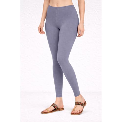 Image of Women Cotton Ankle Leggings Combo | Soft Stretchable Breathable Fabric | High Waist Comfortable Fit Bottom Wear for Kurti Office Casual & Daily Use