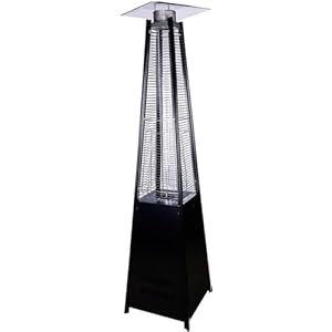 Buitenverwarming Kachel, gaskachel Liggend Torenvormig Binnenplaats Gas Vierzijdige grill Stille elektrische verwarming Vloerstaand Laag energieverbruik (Color : B)