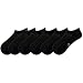 MD Ultra Soft Athletic Bamboo Socks for Women and Men with Seamless Toe No Show Casual Socks 6 Pack 6Black10-13