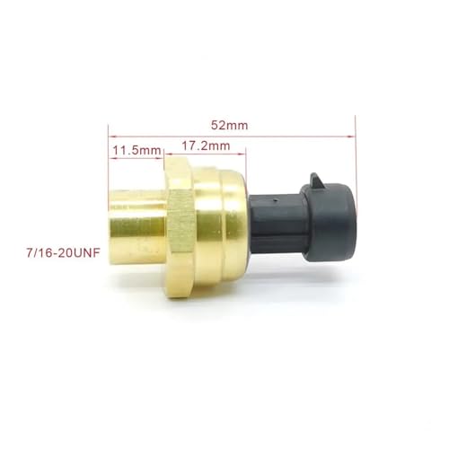 Transmisor de presión de refrigeración con salida 0.5-4.5V cuerpo de cobre anticorrosión -1-16bar 6