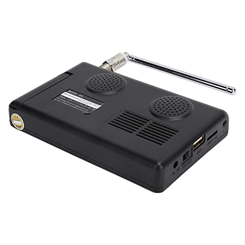 LEADSTAR Téléviseur LCD portable 5" avec antennes détachables, USB/carte SD, stéréo haute sensibilité, TV numérique portable pour voiture, camping, cuisine
