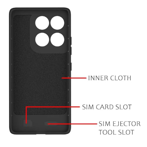 Image of Shockproof Case for Motorola Moto Edge 60 5G / Edge 60 Fusion 5G | Full Camera Protection | TPU Flexible Back Cover for Motorola Moto Edge 60 5G / Edge 60 Fusion 5G (Matte Black)