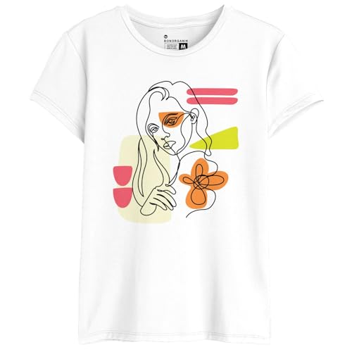 Image of Bon Organik Women's Cartoon Regular Fit T-Shirt