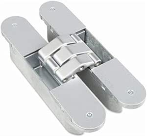 Paire De Charnières Invisibles RY-80SC Rocyork – Chrome Satiné, Porte Intérieure Neuve