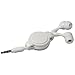 In-Ear Headphone with retractable earbud casing for quick, easy, tangle free storage
