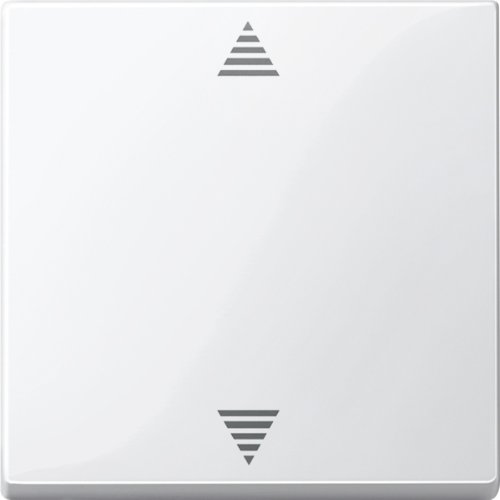 Preisvergleich Produktbild Merten 587719 Jalousie-Taster, polarweiß glänzend, System M