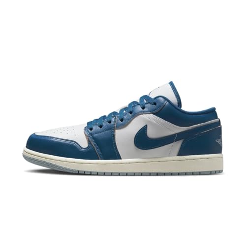 Nike Air Jordan 1 Low SE - Zapatillas Deportivas para Hombre, Blanco Industrial Azul, 47.5 EU
