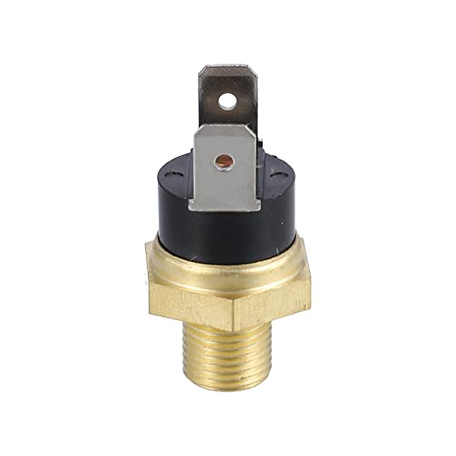 X Autohaux A22092100UX0305 Universal Automotive Radiator Engine Cooling Fan Temperature Thermo Sensor Switch 1/8'' Npt 135-150 Degrees thumb #4