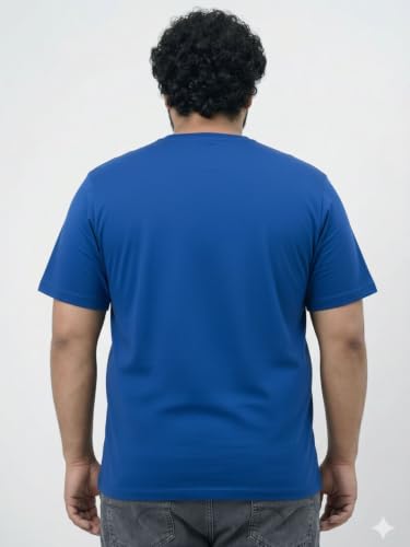 Image of Toodlegram - 100% Pure Cotton Plus Size T Shirt for Men- Regular Fit - Half Sleeve Roundneck Stylish Tshirt - Graphic Printed Be Wild (Size - 2XL to 10XL)
