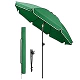 vounot® Parasol de Jardin 200cm Inclinable Hauteur Réglable...