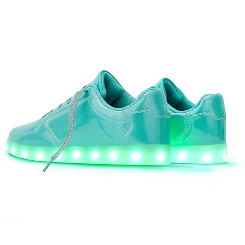 Image of Unisex LED Shoes - Fashion Light Up Sneakers, Breathable USB Charging Glowing Luminous LED Shoes for Men Women
