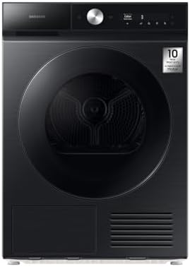 Samsung Dryer, Black 9kg, with A+++ Energy Efficiency, QuickDrive, AI Dry, DV90BB9440GBGU, 10 Year Warranty on Digital Inverter Motor (UAE version)
