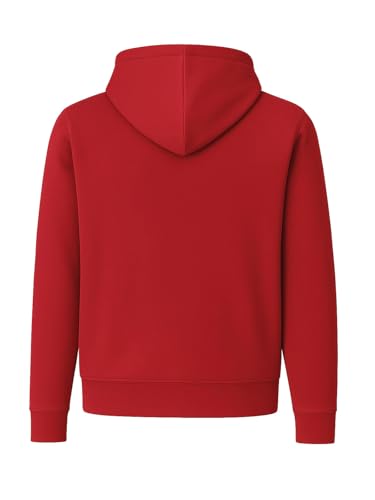 Image of ADRO Men's Regular Fit Zip-Up Hoodie for man | 320 GSM Cotton Poly Fleece Zipper Sweatshirt with Soft Fabric & Printed Hoodies