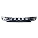 PENSUN Front Bumper Upper & Lower Mesh Grille Grill Fit for 2015 2016 2017 Ford Mustang