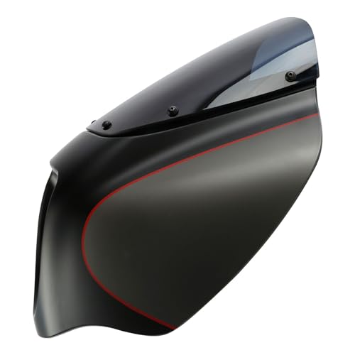 Image of Front Headlight Quarter Fairing Windshield Fit For Harley Softail Low Rider FXLR Street Bob FXBB 2018-2020 Low Rider S FXLRS 2020-2025 Softail Standard FXST 2020-2024 Industrial Gray /Black Denim
