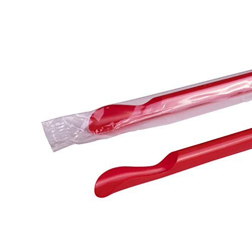 Pitillos cuchara Karat rojo 24 cm, paquete 5000 miniatura 3