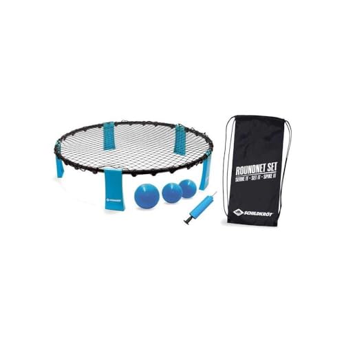 Schildkröt Set de Roundnet, Juego Completo para el Comienzo Inmediato, Incluye 3 Bolas, Bomba y Bolsa de Transporte, Máxima Diversión para Jóvenes y Mayores, 970981