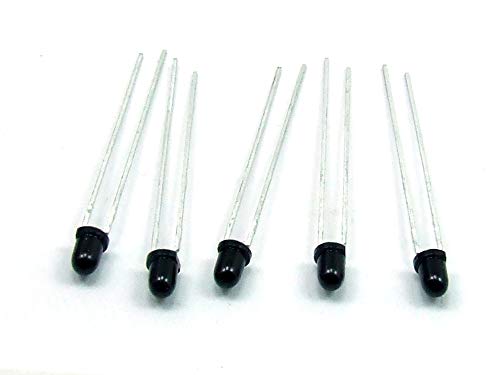 POPESQ® 5 piezas x Fotodiodo IR 3mm Sensor de luz IR Filtro #A845
