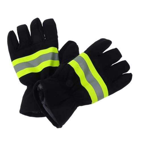 Amosfun 1 Par Guantes Resistentes al y Altas Protección Profesional para Situaciones de Emergencia Diseño Flexible y Cómodo para Uso Prolongado