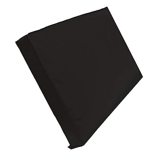 Housse TV extérieure HOMSFOU étanche noire avec protection inférieure pour grand écran