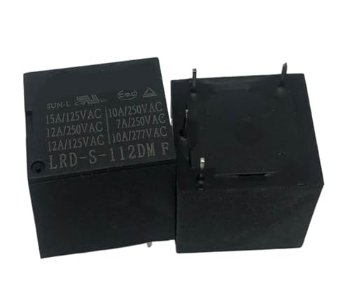 Relé LRD-S-112DMF WHUI T73-1A componente electrónico 4 pines 12V